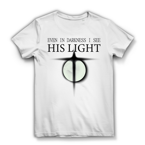 Damen Bio T-Shirt even in darkness i see his light