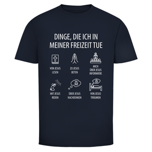 Herren T-Shirt dinge die ich in meiner freizeit tue