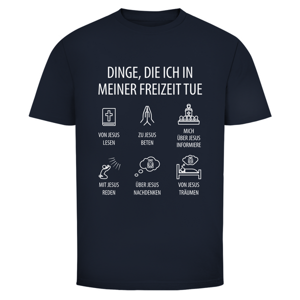 Herren T-Shirt dinge die ich in meiner freizeit tue