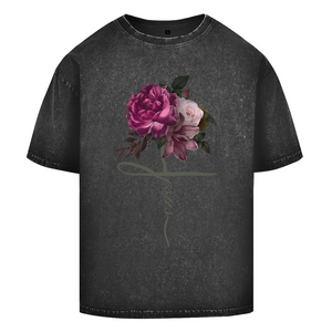 Oversize Washed T-Shirt jesus blumen