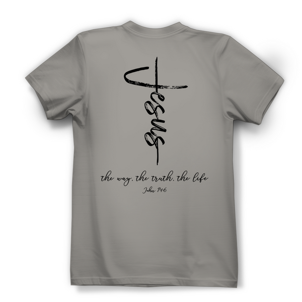 Damen Bio T-Shirt the way the truth the life john 14:6