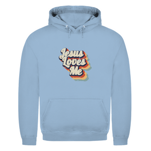 Herren Hoodie jesus loves me