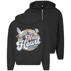 Oversize Zipper Hoodie new heart ezekiel 11:19