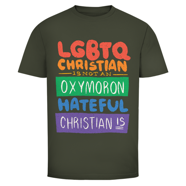 Herren T-Shirt lgbtq christian