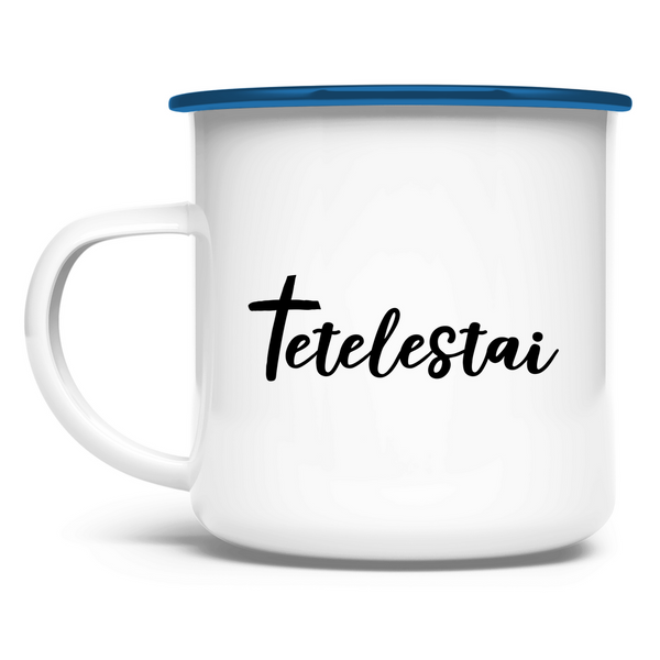 Emaille Tasse tetelestai