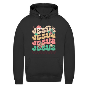 Damen Hoodie jesus weihnachtsmotiv