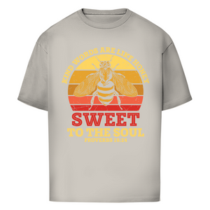Oversize T-Shirt kind words are like honey proverbs 16:24