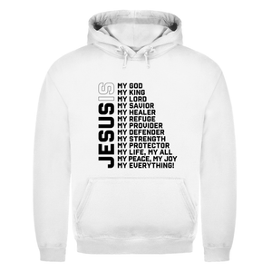 Herren Hoodie jesus is my god