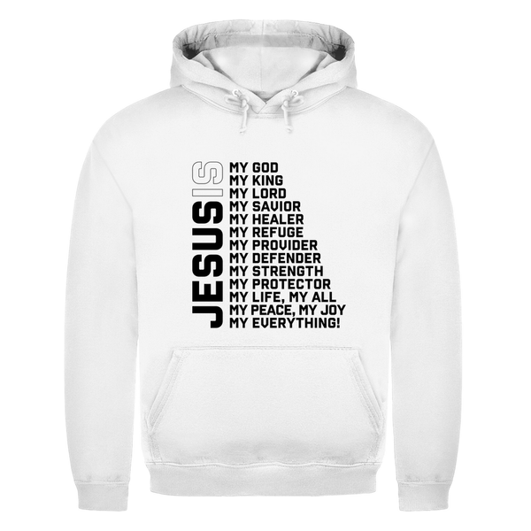 Herren Hoodie jesus is my god