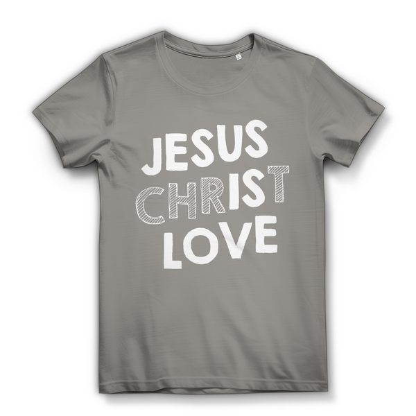 Damen Bio T-Shirt jesus christ love