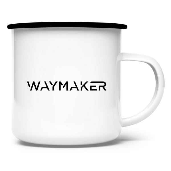 Emaille Tasse waymaker