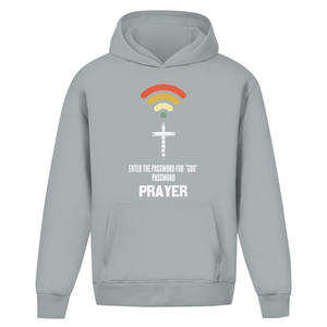 Oversize Hoodie Ohne Kordel enter the password for god