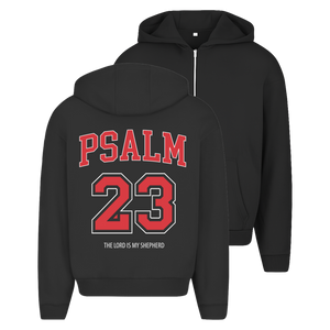 Oversize Zipper Hoodie psalm 23