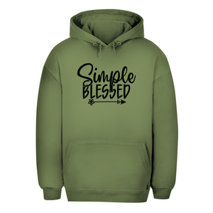 Unisex Oversize Hoodie simple blessed