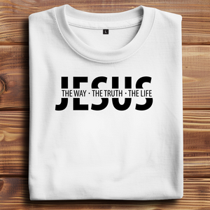 Oversize T-Shirt jesus the way the truth the life
