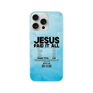 jesus paid it all iPhone-Hülle