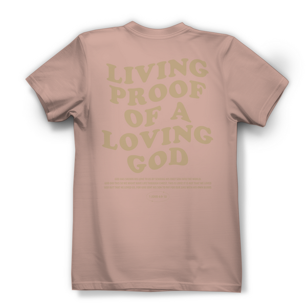 Damen Bio T-Shirt a loving god 1 john 4:9-10