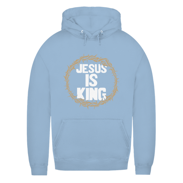 Damen Hoodie jesus is king dornenkrone