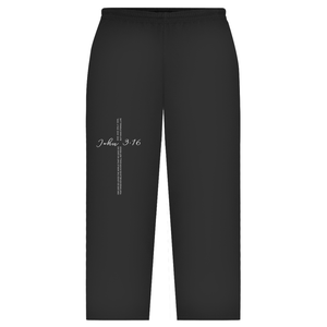 Oversize Sweatpants for god so loved the world john 3:16