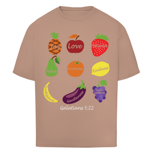 Oversize T-Shirt Joy Love Patience galatians 5:22