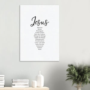 jesus könig der könige Leinwandbild