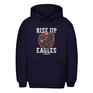 Unisex Oversize Hoodie rise up like eagles isaiah 40:31