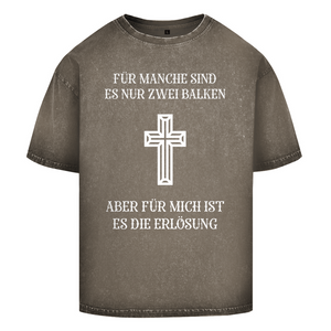 Oversize Washed T-Shirt für mich es die erlösung