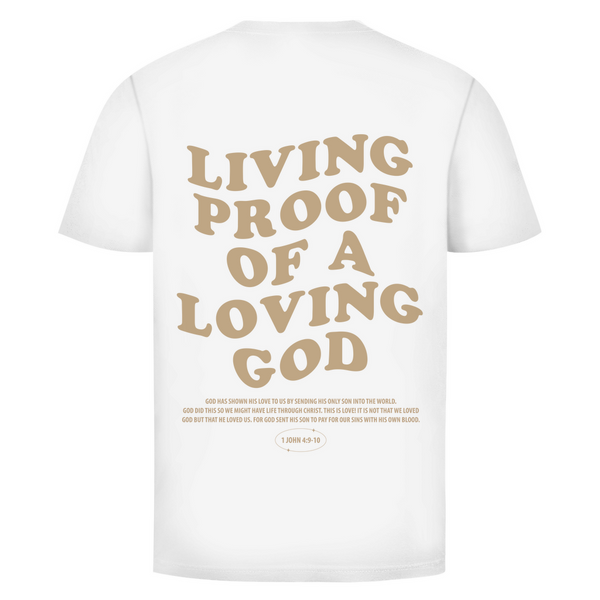 Herren T-Shirt a loving god 1 john 4:9-10