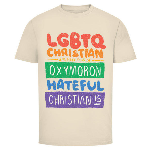 Herren T-Shirt lgbtq christian