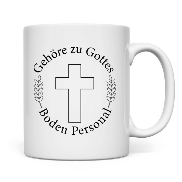 Tasse gehöre zu gottes boden personal