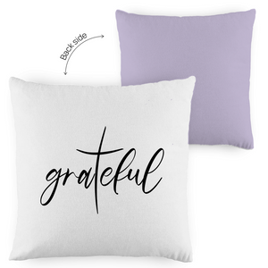Kopfkissen zweifarbig grateful