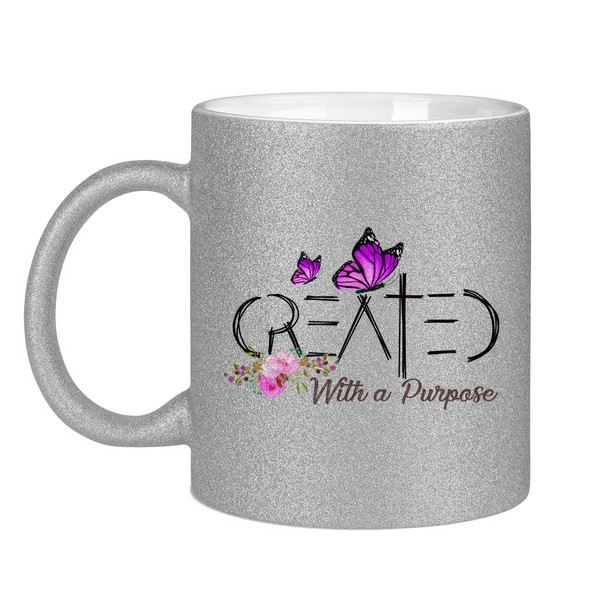 Glitzertasse created with a purpose