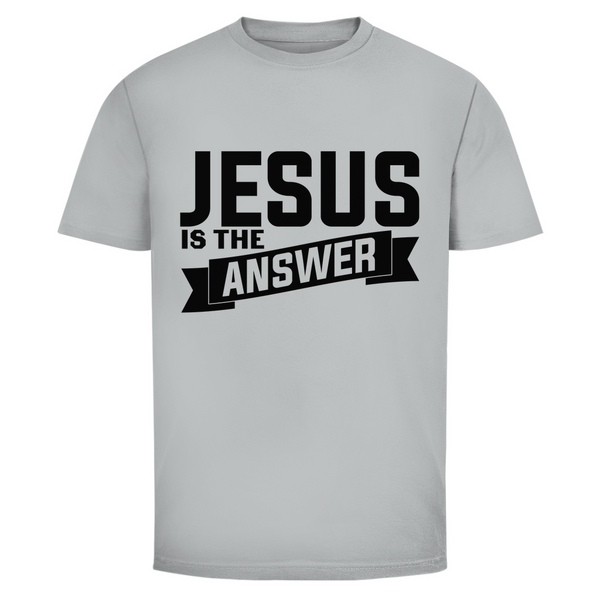 Herren T-Shirt jesus is the answer