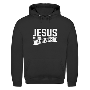 Herren Hoodie jesus is the answer