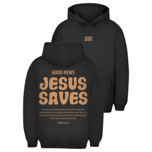 Unisex Oversize Hoodie jesus saves john 3:16-17