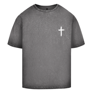 Oversize Washed T-Shirt kreuz