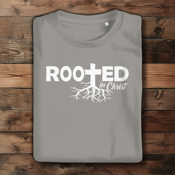 Damen Bio T-Shirt rooted in christ