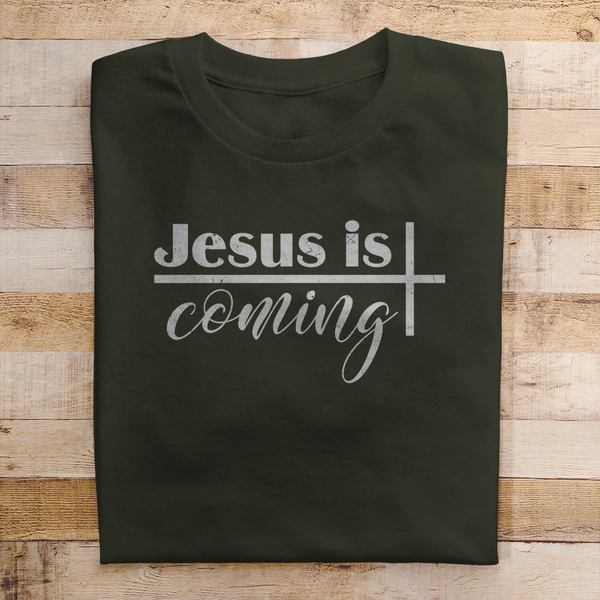 Herren T-Shirt jesus is comig