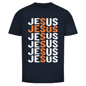 Herren T-Shirt jesus kreuz