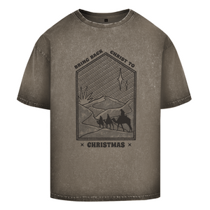 Oversize Washed T-Shirt christ to christmas