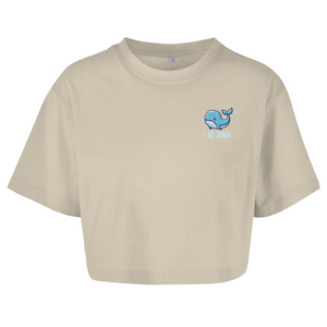 Damen Oversize Crop Top i ate jonah