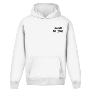 Oversize Hoodie Ohne Kordel ask god not google