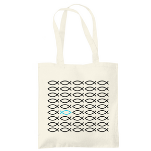 Tragetasche Ichthys fisch christliches symbol