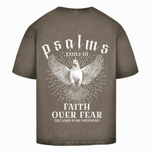 Oversize Washed T-Shirt jesus loves you