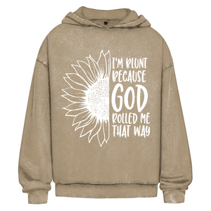 Oversize Washed Hoodie god rolled my that way