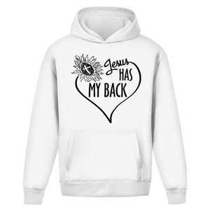 Oversize Hoodie Ohne Kordel jesus has my back