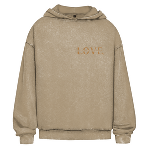 Oversize Washed Hoodie let all that you do be done in love