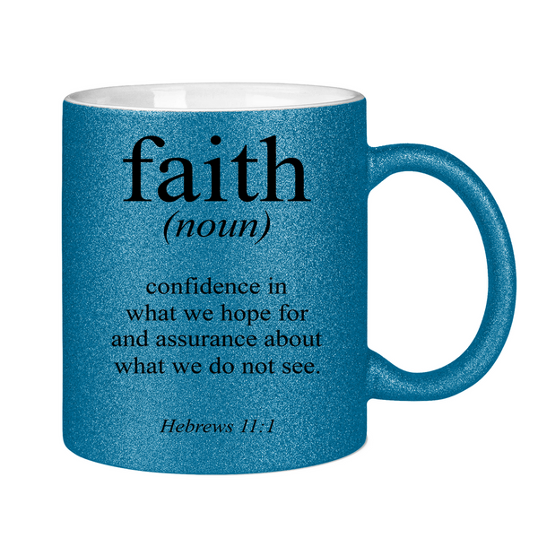 Glitzertasse faith definition