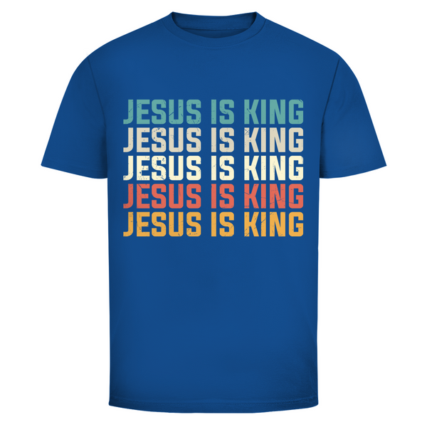 Herren T-Shirt jesus is king vintage