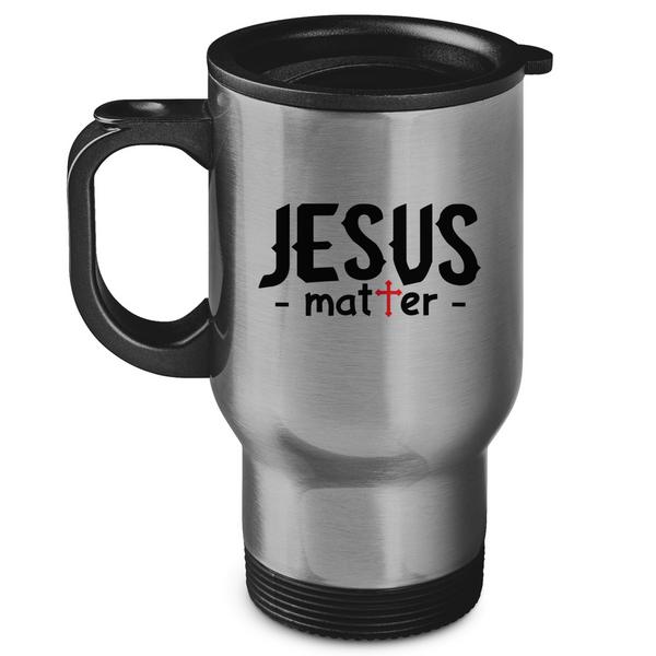 Edelstahl-Thermobecher jesus matter